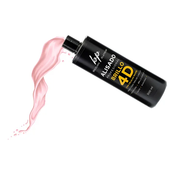 Alisado Progresivo Formol 4d Brazilian Platinum 500 Ml