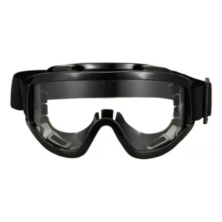 Lentes Googles Seguridad Protección Moto Negro Transparente Lentes Googles Seguridad Protección Moto Negro Transparente