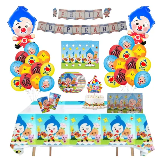 Set Decoracion Globos Cotillon Diseños Variados