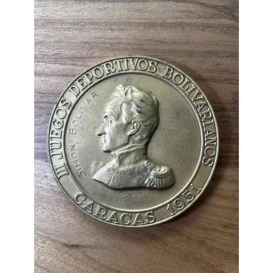Colección Medalla Iii Juegos Deportivos Bolivarianos