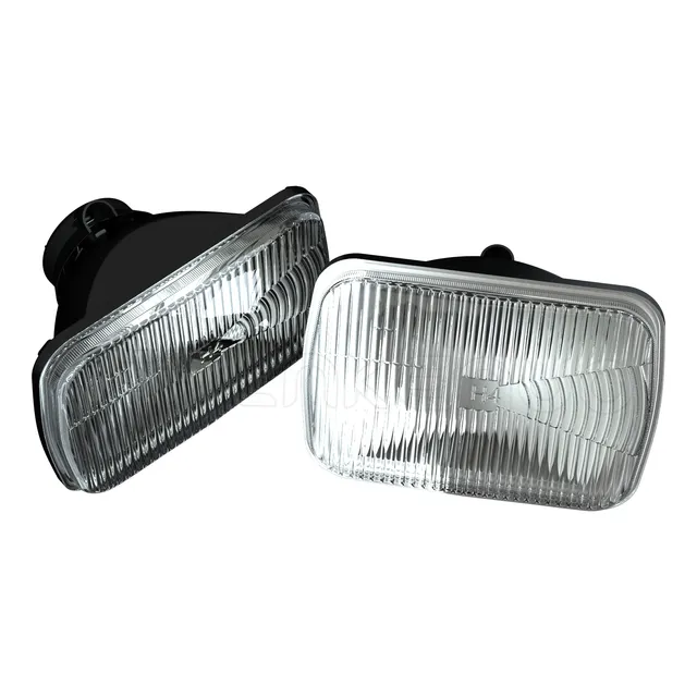 2 Pcs- Carcasa De Faros Cuadrada De 7'' Pulgadas - H6054