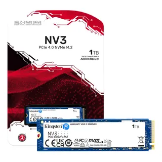 Ssd M.2 Kingston Nv3 1tb Nvme Formato M.2 2280 Pci-e Gen 4.0 6000mb/s Velocidade De Leitura E 4000mb/s De Gravação Original Snv3s/1000g Ssd M.2 Kingston Nv3 1tb Nvme Formato M.2 2280 Pci-e Gen 4.0 6000mb/s Velocidade De Leitura E 4000mb/s De Gravação Original Snv3s/1000g