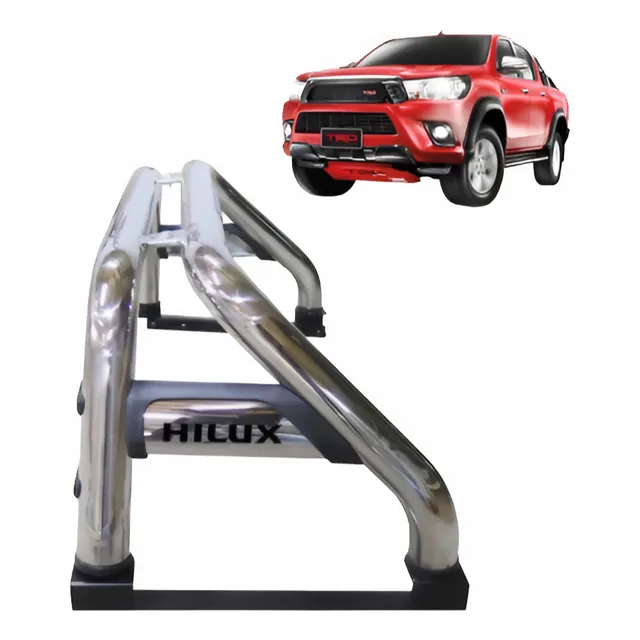 Barra Antivuelco Toyota Hilux Revo 2016 -2022 Acero Inox