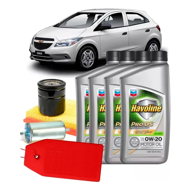 Service Cambio De Aceite Y Filtro Chevrolet Onix Prisma 0w20