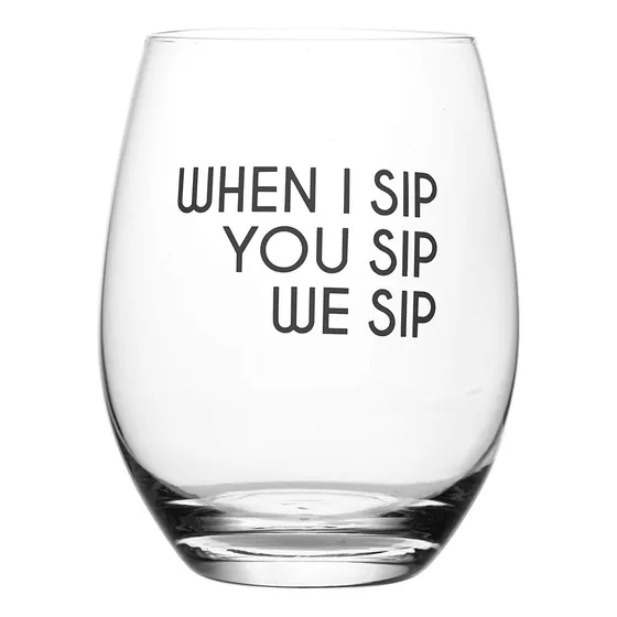 Lushy Wino  When I Sip You We Linda Novedad Grabado Tallo