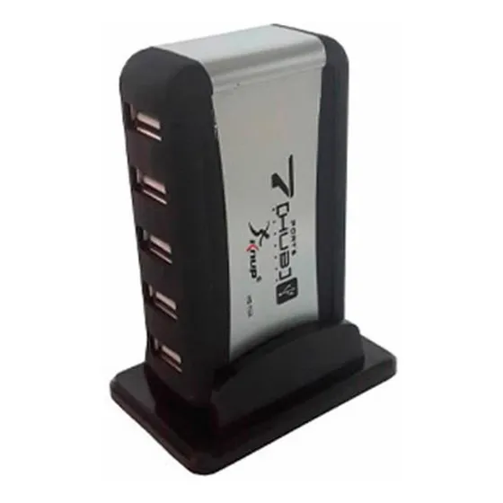 Hub Usb 7 Portas C/ Proteção - Veloc. 2.0 - Compat. Windows