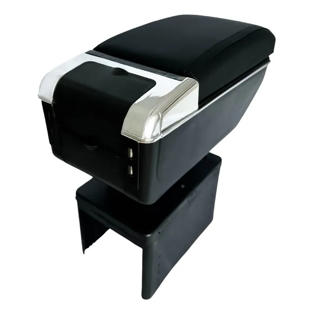 Console Apoio De Braço Universal Com Entrada Usb Porta Copo