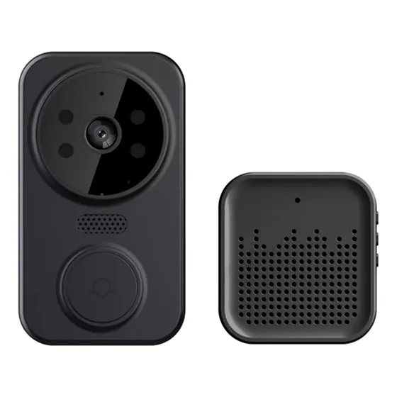 Ws Tuya Smart Timber, Intercomunicador Ir, Wi-fi Hd, Segu