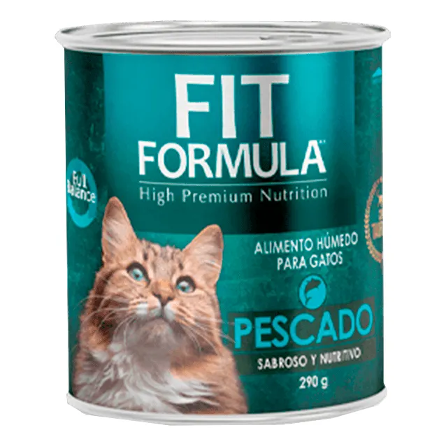 Alimento Humedo Gato Sabor Pescado Fit Formula Premium 290 G