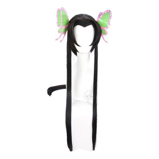 . Demon Slayer Kanae Kocho Cosplay Peluca Pelo Largo 100cm . Demon Slayer Kanae Kocho Cosplay Peluca Pelo Largo 100cm