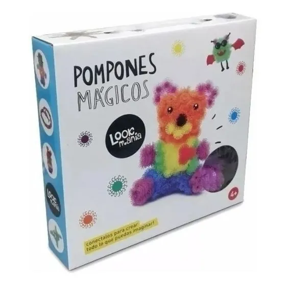 Juego Didacticos Pompones Magicos 400 Piezas Lookmania