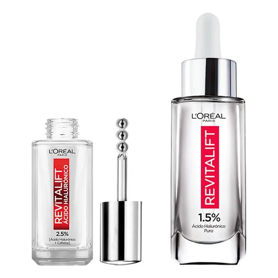 Kit Serums L'oreal Paris: Ojos + Rostro Skin Care