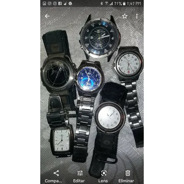 Relojes(todos)falta De Pila O Reparar..