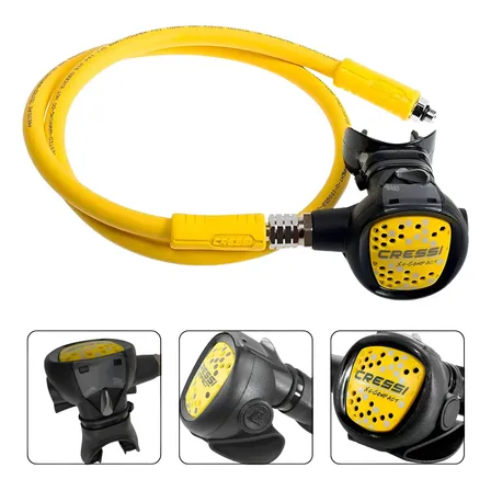 Octopus Cressi Mergulho 2o Estagio Xs Compact Cor Amarelo