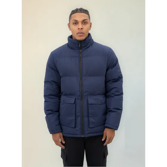 Campera Hombre Puffer Cuello Alto Termica Importada I Am
