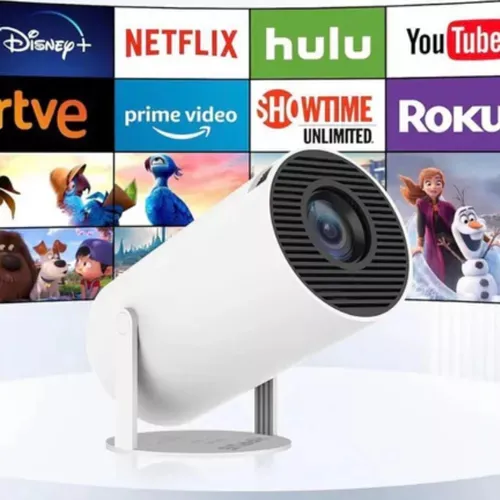 Proyector Ultra Hd 4k Android Portátil Wifi Video Beam