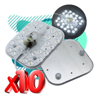Pack 10pz Lampara Led 12w Con Iman, Repuesto Super Delgado Pack 10pz Lampara Led 12w Con Iman, Repuesto Super Delgado