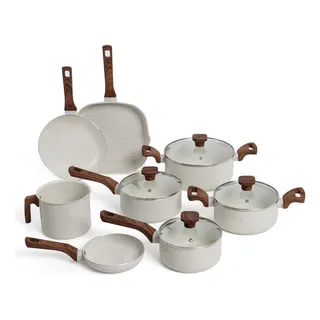 Conjunto De 8 Panelas Pratic Cook Marmol Indução Mimo Style Cor Branco Conjunto De 8 Panelas Pratic Cook Marmol Indução Mimo Style Cor Branco