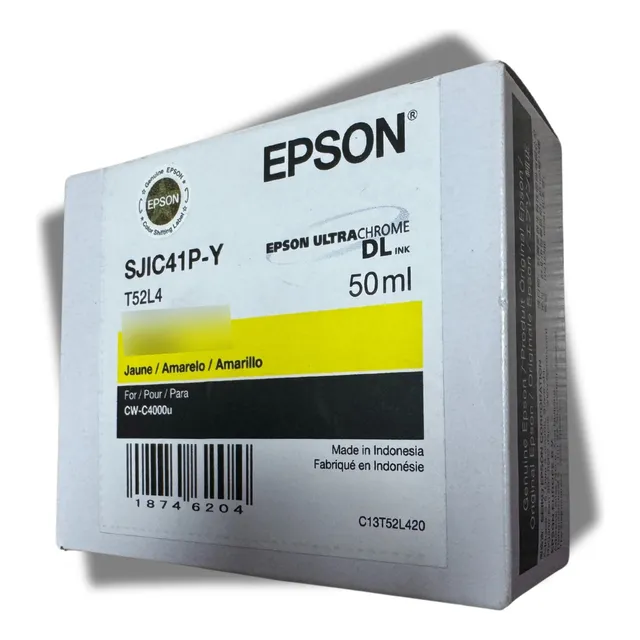 Cartucho Amarillo Sjic41p-y Epson Colorworks Cw-c4000
