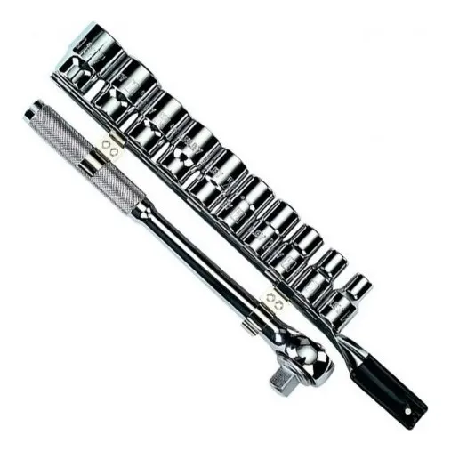 Jgo. De Dados 1/2  PuLG 11 Pzas C/ratchet Stanley 86-735