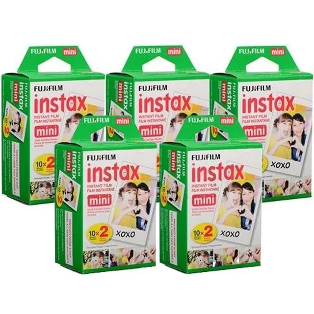 Fujifilm Instax Mini Película Instantánea, 10 Hojas De 5 Paq