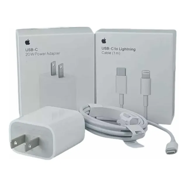Cargador Carga Rápida 20w iPhone 14 13 12 11  iPad Original