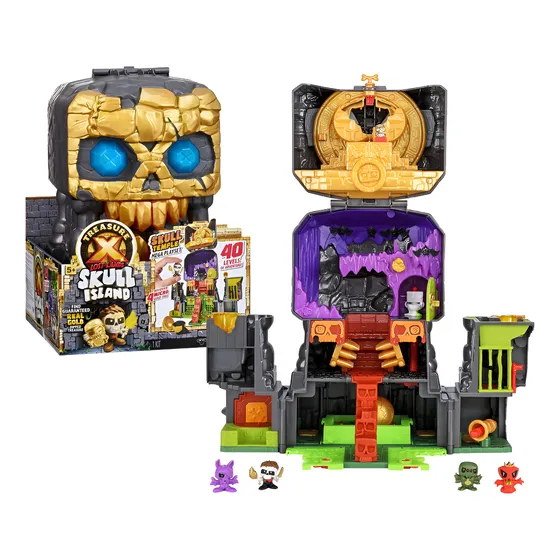 Moose Treasure X Skull Temple Mega Playset Juguete Calavera