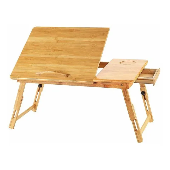 Escritorio Para Oficina Casa Bandeja Laptop Cajon Ajuste