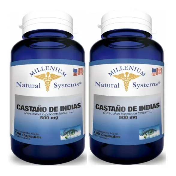 X2 Castaño De Indias 500mg X100