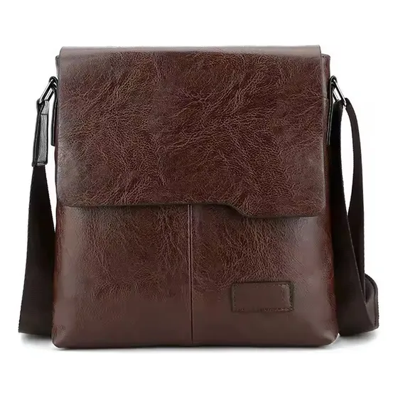 Bolso Maletín De Hombro Tipo Cuero Caballero. Tienda Física
