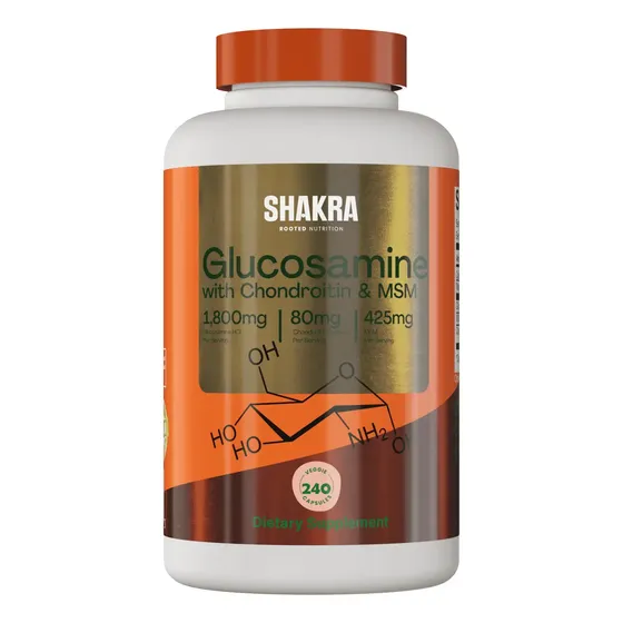 Shakra Glucosamina Condroitina Chondroitin Msm 240 Capsules Sin Sabor | Cuotas sin interés