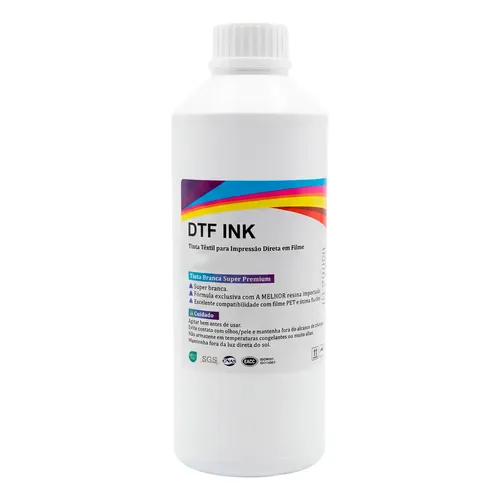 Tinta Branca Dtf Têxtil Profit Low Sediment 1 Litro | Parcelamento