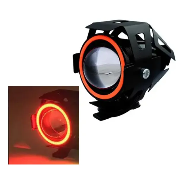 Faro Led U7, U5 Ojo De Ángel Con Profundidad Motos Y Carros 
