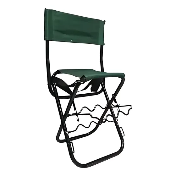 Silla Waterdog Plegable Pescador Con Posa Caña