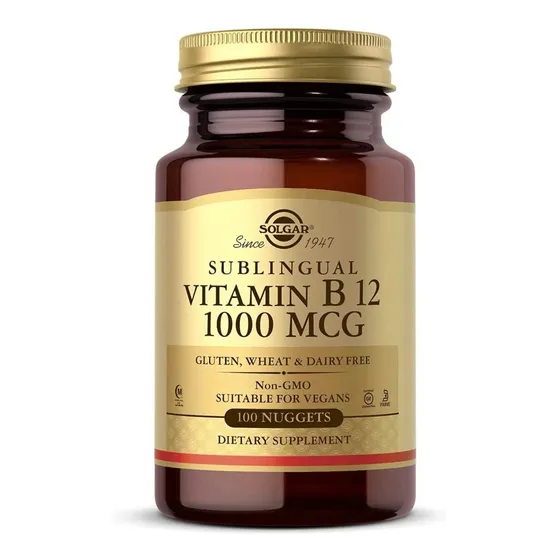 Vitamina Solgar B12 1.000 Mcg 100 Cp 