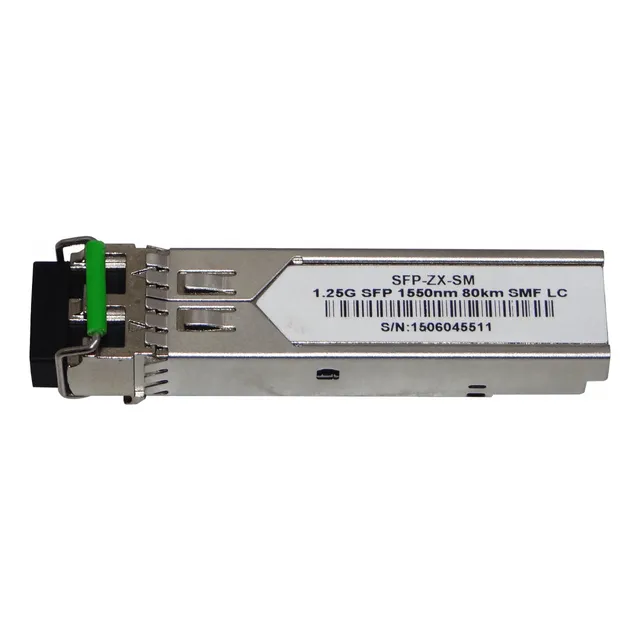 Sm 2-lc 80km 1550nm Modulo Sfp 1,25gbps Gigabit Fibra Optica