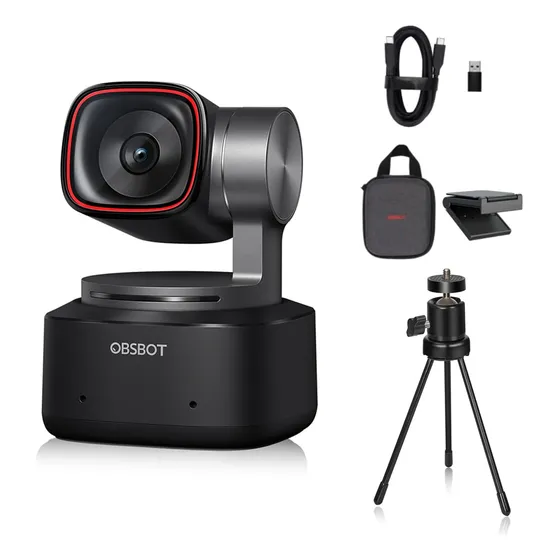 Cámara Web Obsbot Tiny 2 Ptz 4k 1/1.5 Cmos Usb 3.0 Con Tecno
