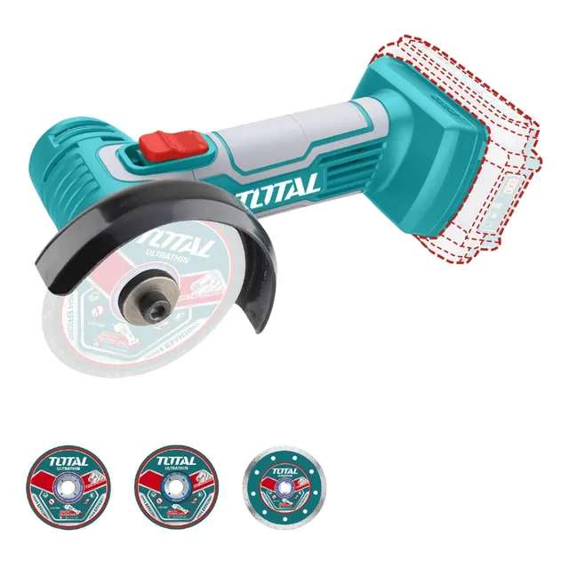 Mini Amoladora Angular 20v 3''xm6 Sin Batería Total