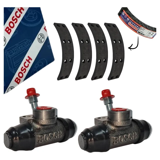 Kit Cilindro De Roda Lona De Freio Gol G1 G2 G3 G4 Bosch