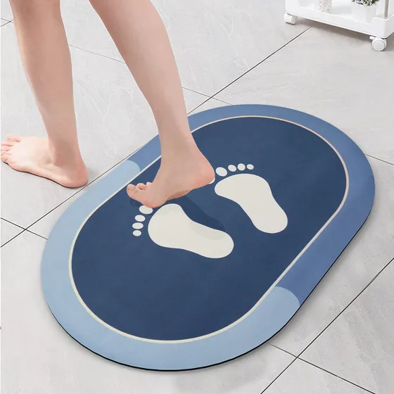 Tapete Baño Antideslizante Suave Absorbente 17.7 X 24  Para