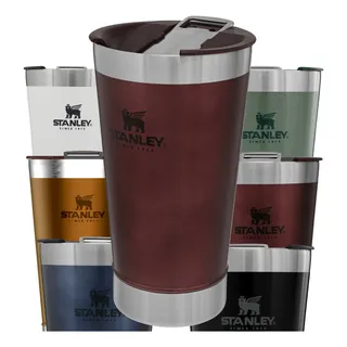 Copo Com Tampa Stanley Termico Para Cerveja 473 Ml Copo Com Tampa Stanley Termico Para Cerveja 473 Ml