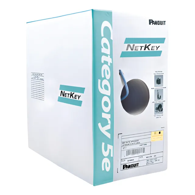 Cable Utp 305m Cobre Netkey Azul Cat 5e Panduit 4 Pares