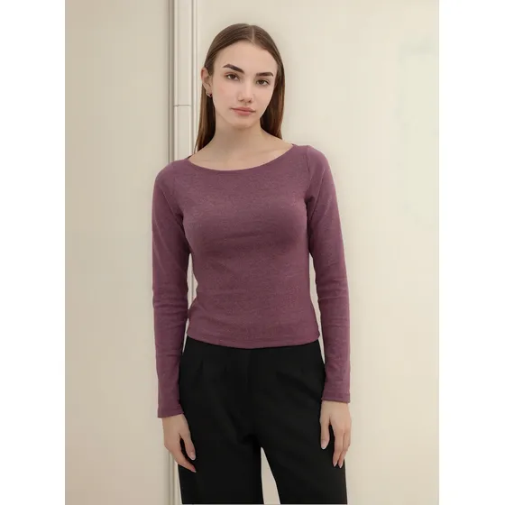 Remera Mangas Largas Cuello Bote Damian Nano
