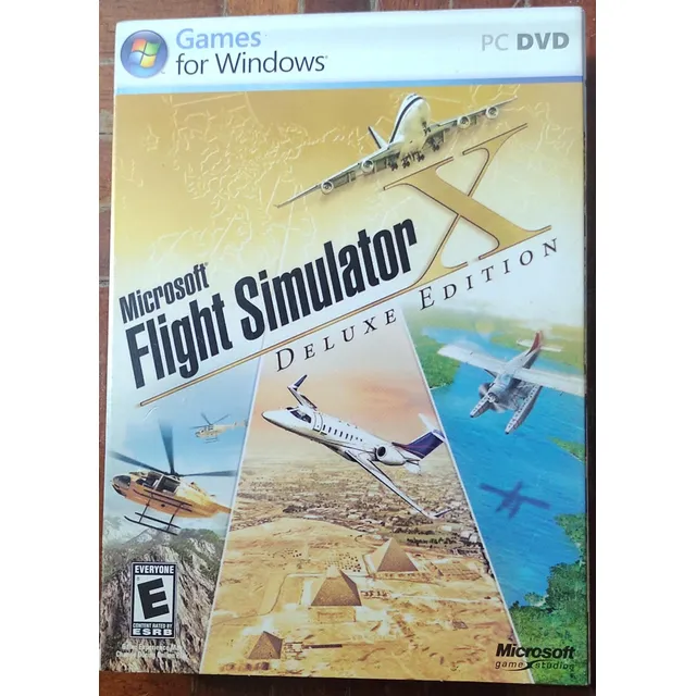Microsoft Flight Simulator X Deluxe Pc Dvd Original Sellado