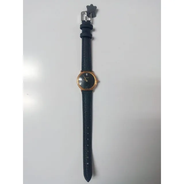 Reloj Michele 72-101-g Mujer Cuero Negro Original