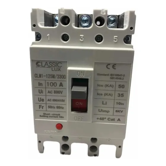 Breaker Industrial 3 X 100 Amp 