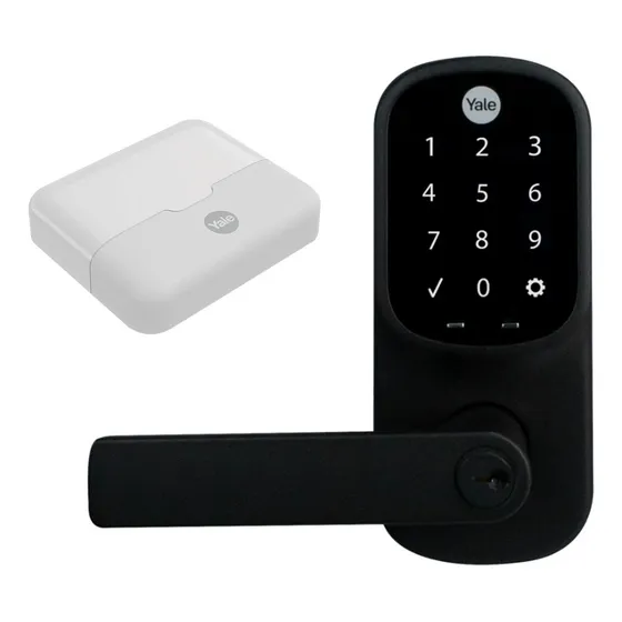 Cerradura Digital Eléctrica Yrl226 Negro Con Hub Y Módulo