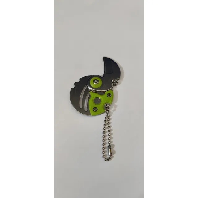 Mini Cuchillo Corta Pluma Táctico Garra Plegable Llavero