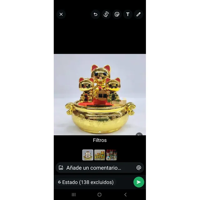 Gatos De La Suerte Fortuna Dinero Japones Nuevos
