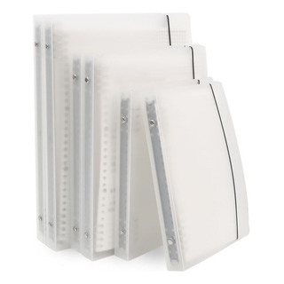 Carátula De Carpeta B5 Transparente Con 8 Perforaciones Carátula De Carpeta B5 Transparente Con 8 Perforaciones